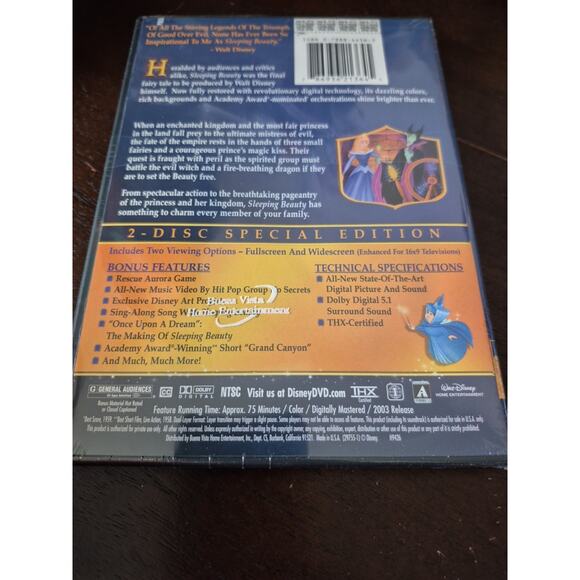 Sleeping Beauty Beauty and The Beast Movie Bundle DVDs Special Edition New - Picture 9 of 16
